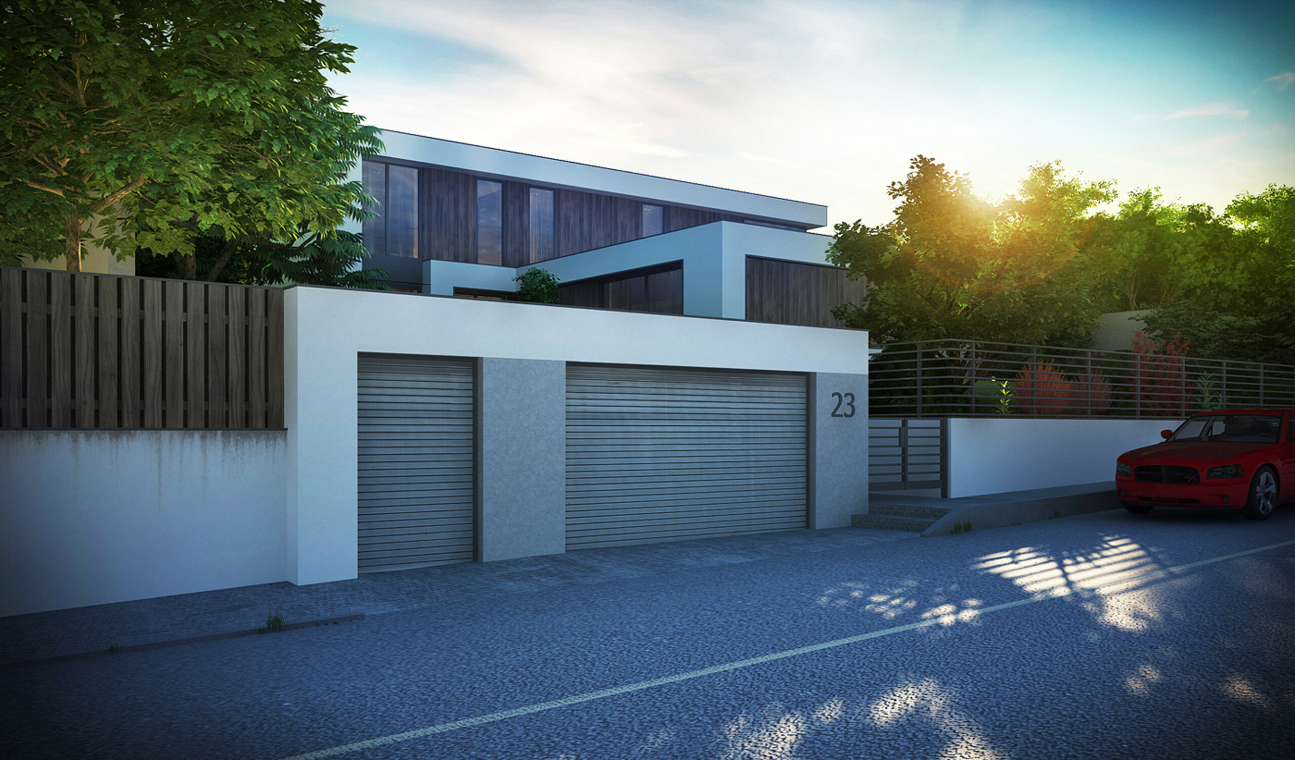 Porte de garage sur mesure